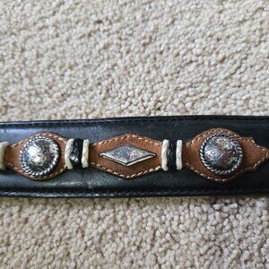 Justin Western Leather Belt Size 42